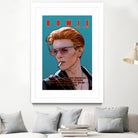 Bowie: Memento mori by Dan Avenell on GIANT ART - blue digital painting