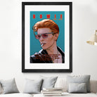 Bowie: Memento mori by Dan Avenell on GIANT ART - blue digital painting