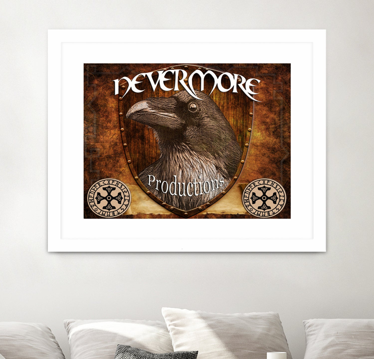 Nevermore_Designs Logo by Gregory Boone on GIANT ART - white digital painting