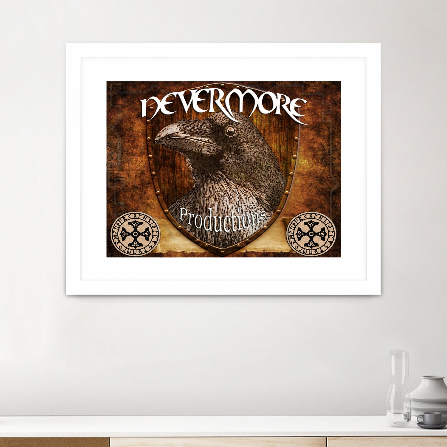 Nevermore_Designs Logo by Gregory Boone on GIANT ART - white digital painting