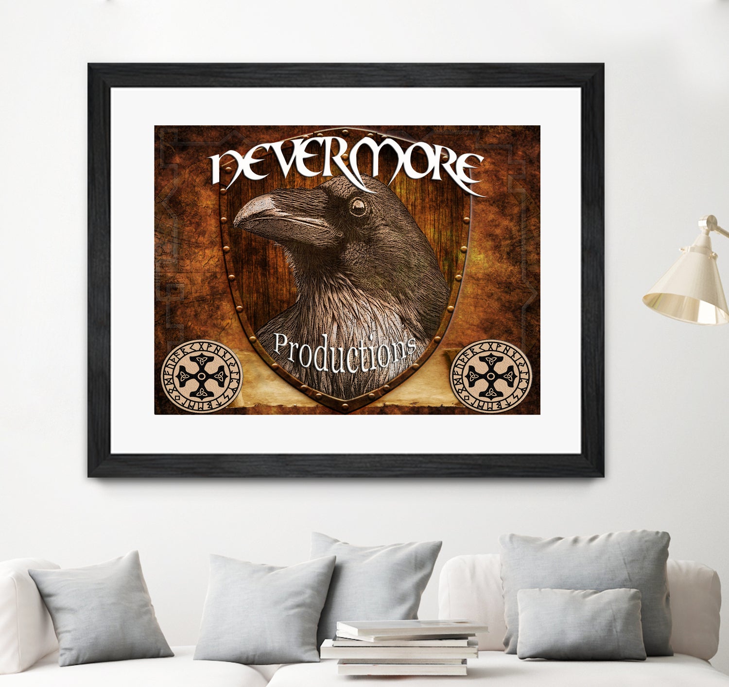 Nevermore_Designs Logo by Gregory Boone on GIANT ART - white digital painting