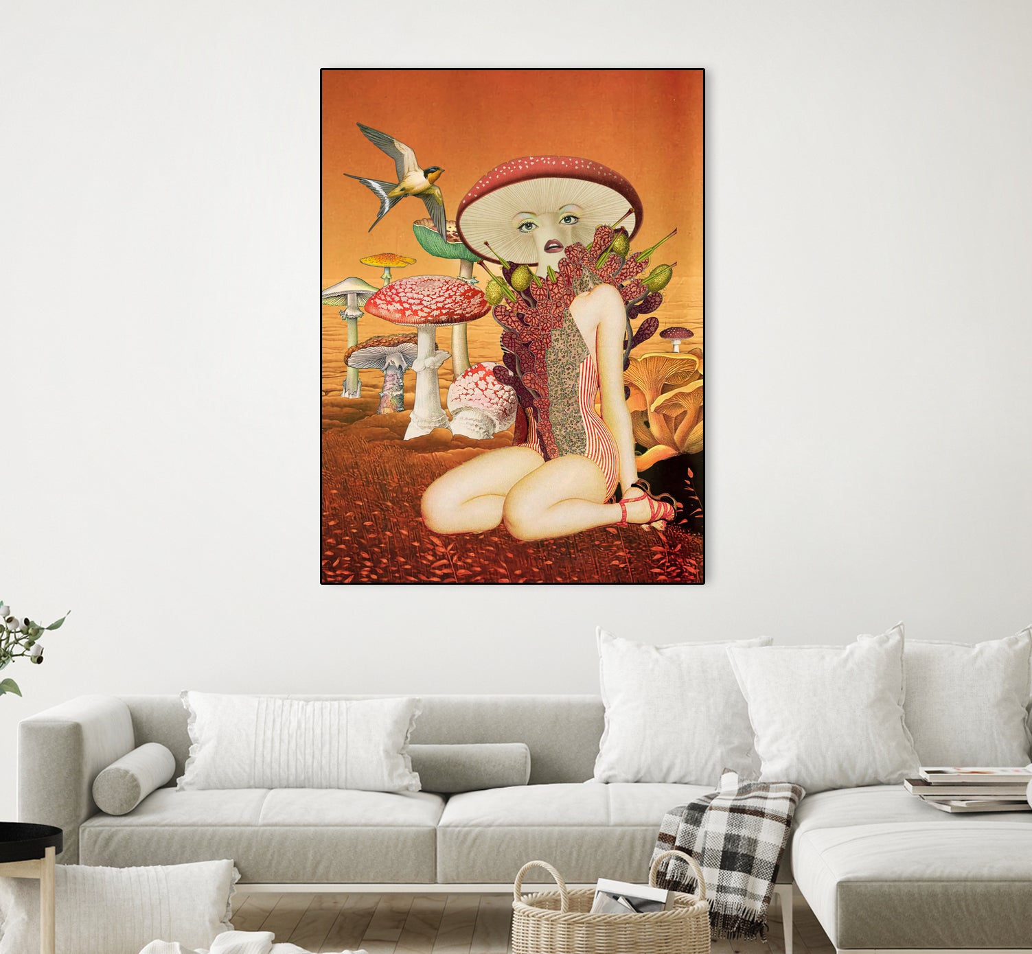 funky fungus by Julia Lillard on GIANT ART - orange photo manipulation