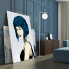 Ramona Flowers by Paola Morpheus on GIANT ART - blue digital painting