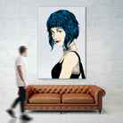 Ramona Flowers by Paola Morpheus on GIANT ART - blue digital painting