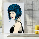 Ramona Flowers by Paola Morpheus on GIANT ART - blue digital painting