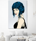 Ramona Flowers by Paola Morpheus on GIANT ART - blue digital painting