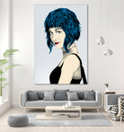 Ramona Flowers by Paola Morpheus on GIANT ART - blue digital painting