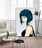 Ramona Flowers by Paola Morpheus on GIANT ART - blue digital painting