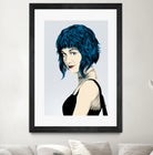 Ramona Flowers by Paola Morpheus on GIANT ART - blue digital painting