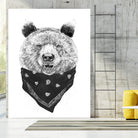 Wild bear by Solti Balázs on GIANT ART - white digital drawing