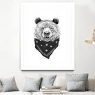 Wild bear by Solti Balázs on GIANT ART - white digital drawing