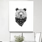 Wild bear by Solti Balázs on GIANT ART - white digital drawing