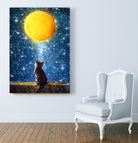 A Yarn of Moon by Diogo Veríssimo on GIANT ART - blue photo manipulation