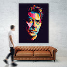 DAVID BOWIE Pop Art WPAP by Karinne Pyrena on GIANT ART - black digital drawing