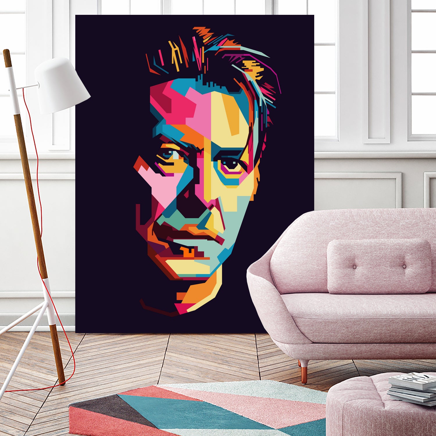 DAVID BOWIE Pop Art WPAP by Karinne Pyrena on GIANT ART - black digital drawing