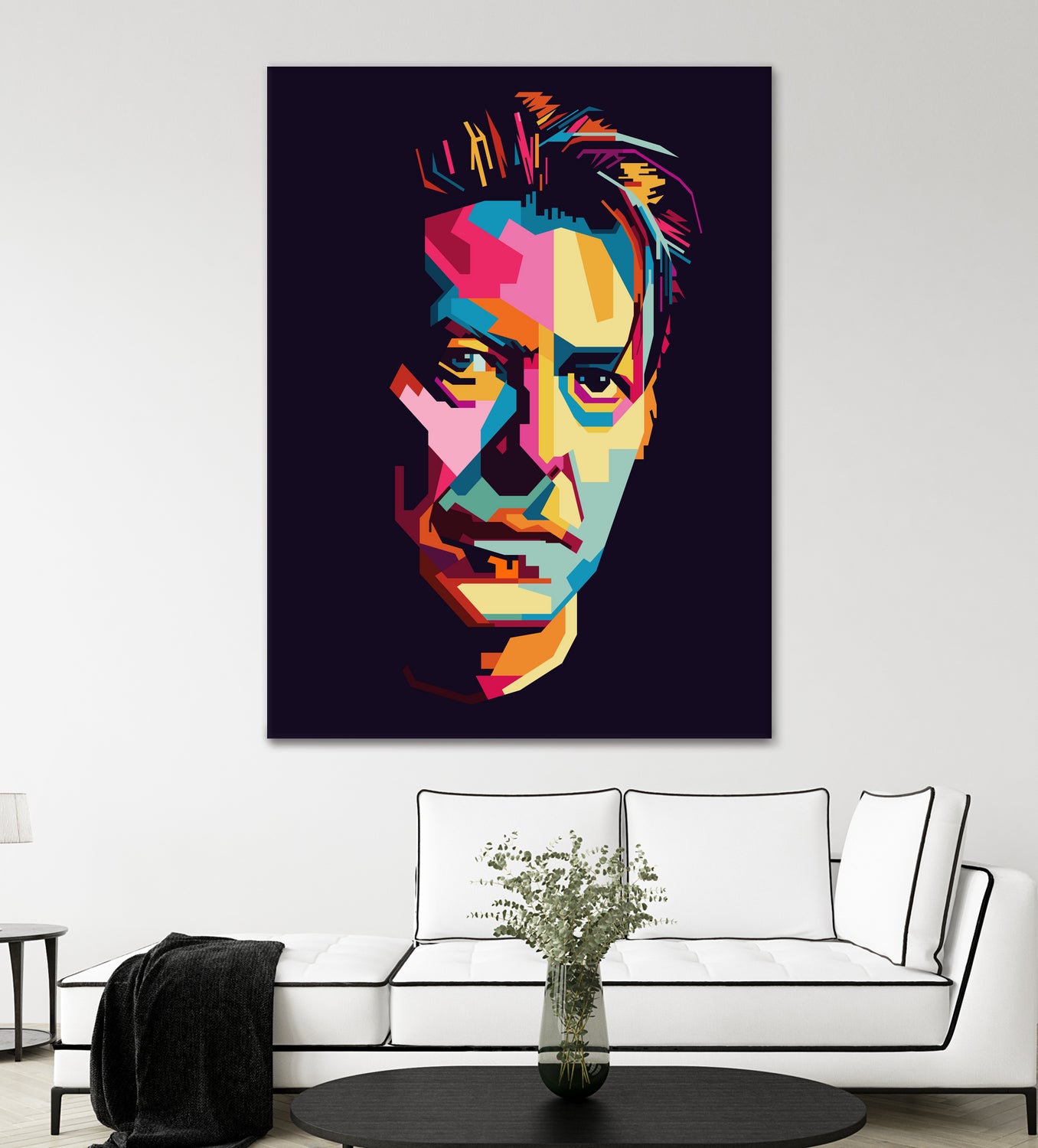 DAVID BOWIE Pop Art WPAP by Karinne Pyrena on GIANT ART - black digital drawing