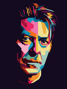 DAVID BOWIE Pop Art WPAP by Karinne Pyrena on GIANT ART - black digital drawing