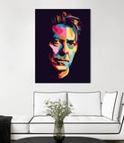 DAVID BOWIE Pop Art WPAP by Karinne Pyrena on GIANT ART - black digital drawing