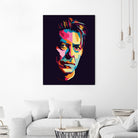 DAVID BOWIE Pop Art WPAP by Karinne Pyrena on GIANT ART - black digital drawing