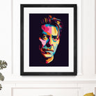 DAVID BOWIE Pop Art WPAP by Karinne Pyrena on GIANT ART - black digital drawing