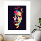 DAVID BOWIE Pop Art WPAP by Karinne Pyrena on GIANT ART - black digital drawing