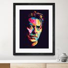 DAVID BOWIE Pop Art WPAP by Karinne Pyrena on GIANT ART - black digital drawing