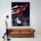 Marvel: Spider-Man and Iron Man by Dan Avenell on GIANT ART - black digital drawing