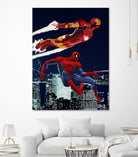 Marvel: Spider-Man and Iron Man by Dan Avenell on GIANT ART - black digital drawing