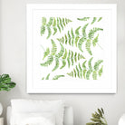 Fern pattern by Polina Ganzina on GIANT ART - white mixed media