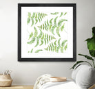 Fern pattern by Polina Ganzina on GIANT ART - white mixed media