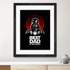 Best Dad in the Galaxy by Vincent Trinidad on GIANT ART - black digital painting