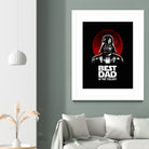 Best Dad in the Galaxy by Vincent Trinidad on GIANT ART - black digital painting