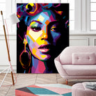 Beyonce xo by TM store 1 on GIANT ART - blue digital painting