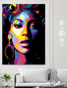 Beyonce xo by TM store 1 on GIANT ART - blue digital painting