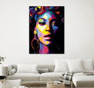 Beyonce xo by TM store 1 on GIANT ART - blue digital painting