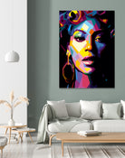 Beyonce xo by TM store 1 on GIANT ART - blue digital painting