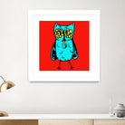 Rebel Owl by Tina Franco on GIANT ART - red digital drawing