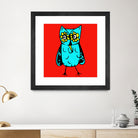 Rebel Owl by Tina Franco on GIANT ART - red digital drawing