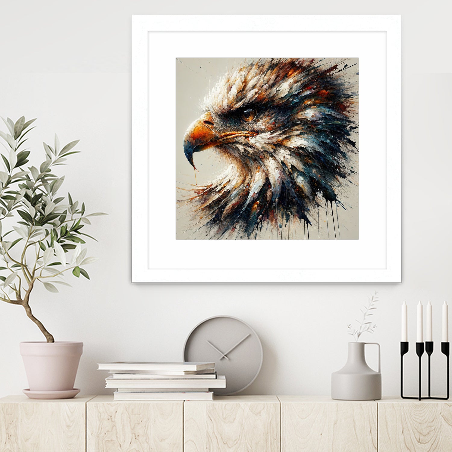 Powerful Eagle by Isabel Cerdá Muñoz on GIANT ART - brown digital painting