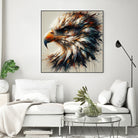 Powerful Eagle by Isabel Cerdá Muñoz on GIANT ART - brown digital painting