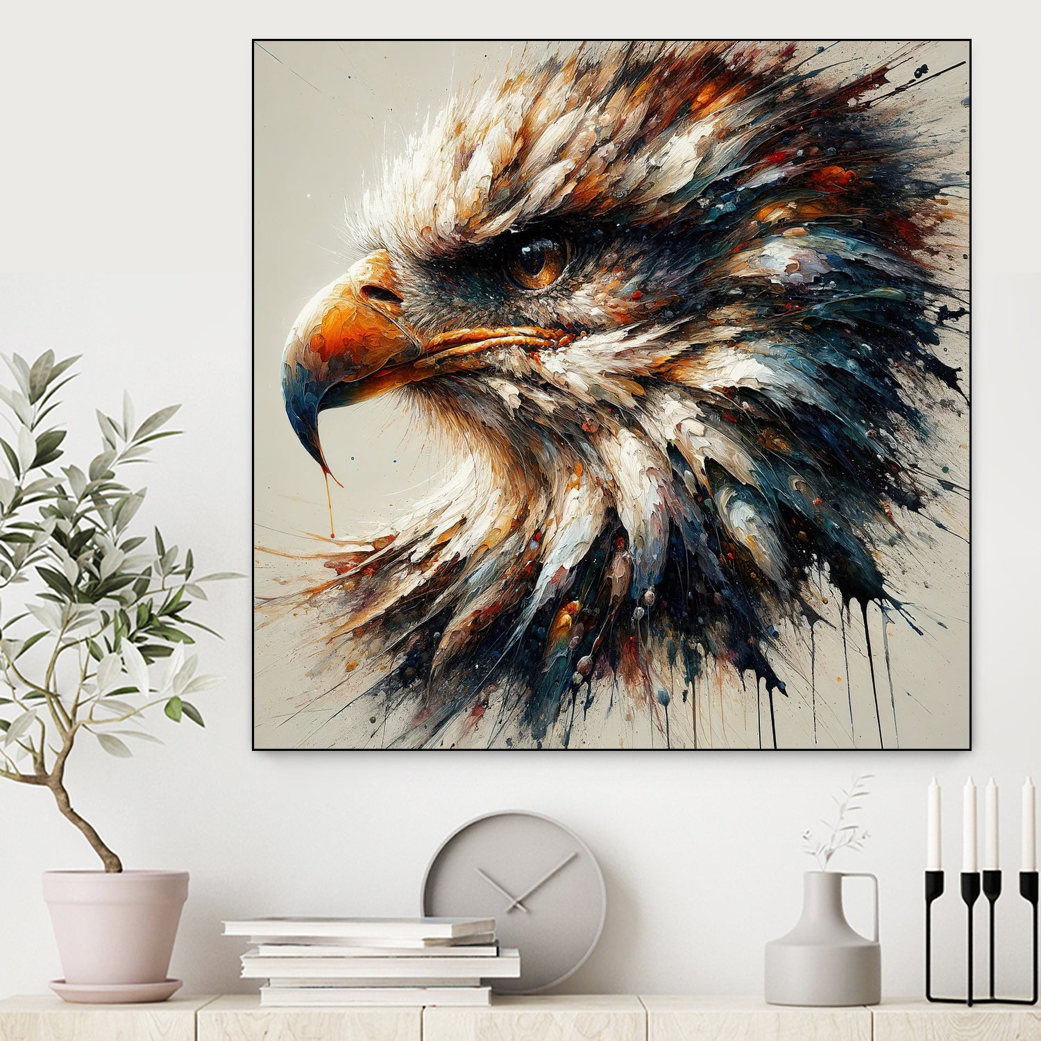 Powerful Eagle by Isabel Cerdá Muñoz on GIANT ART - brown digital painting