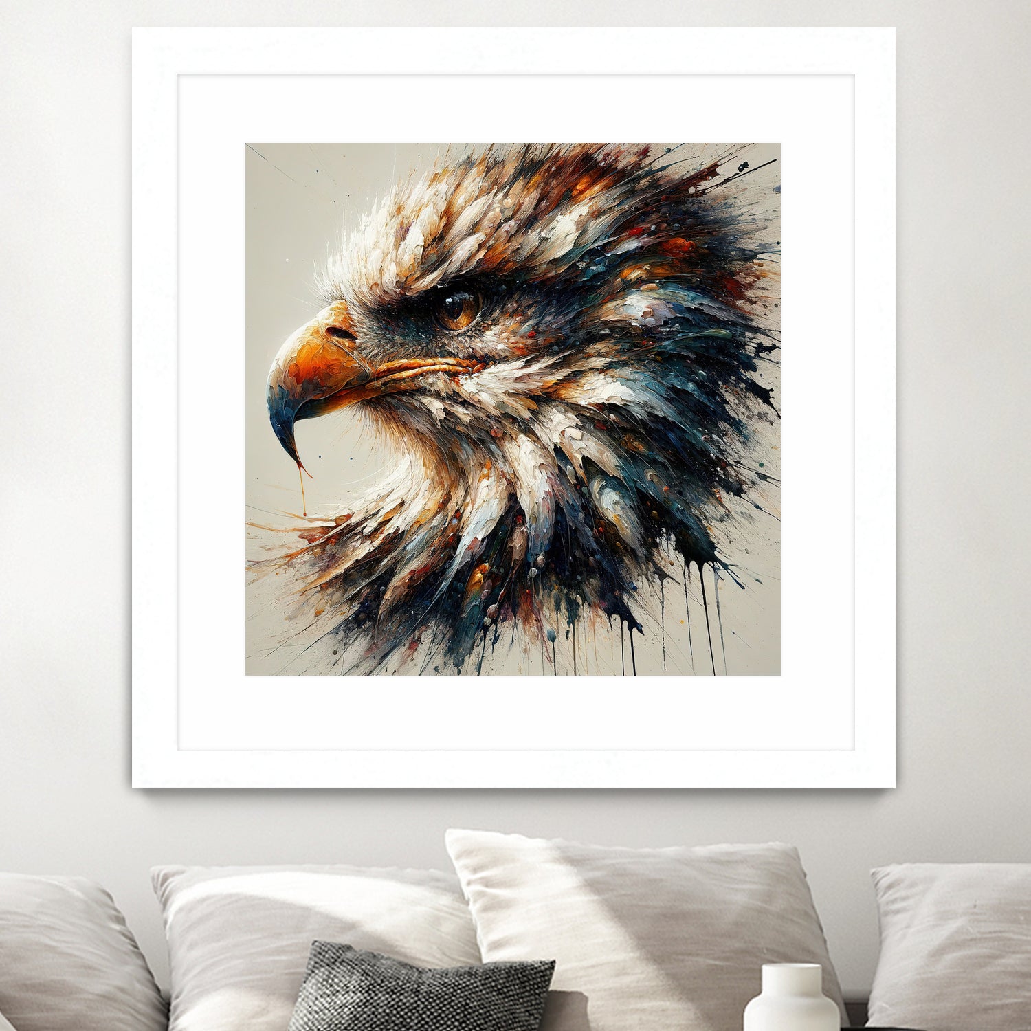 Powerful Eagle by Isabel Cerdá Muñoz on GIANT ART - brown digital painting