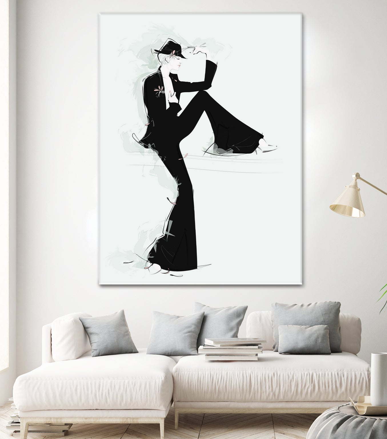 Tuxedo by Jennifer Griffey on GIANT ART - black digital painting