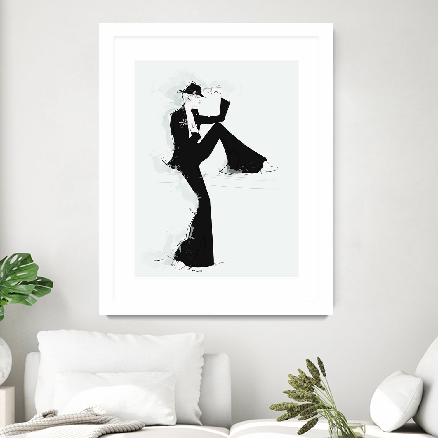 Tuxedo by Jennifer Griffey on GIANT ART - black digital painting