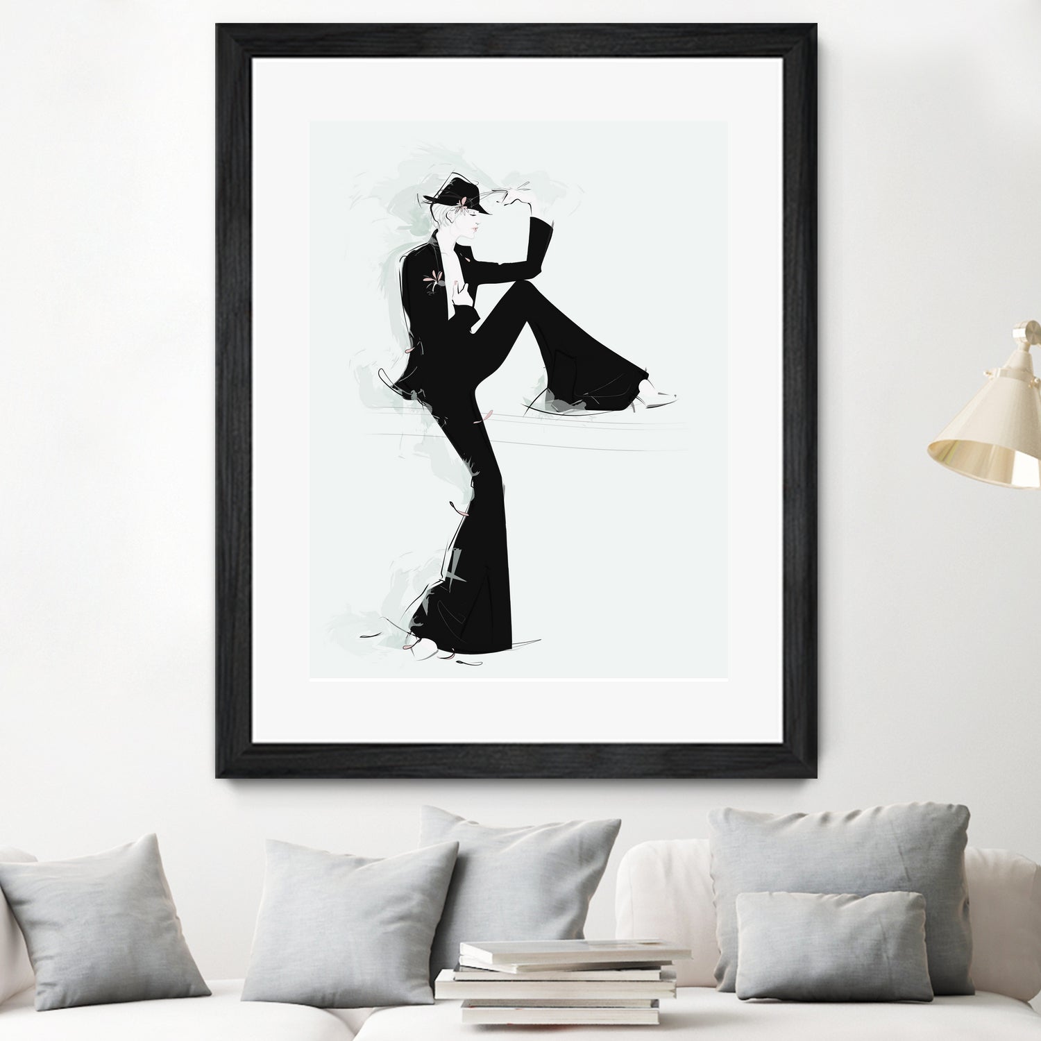 Tuxedo by Jennifer Griffey on GIANT ART - black digital painting