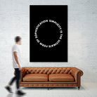 DA VINCI by Paolo Bordegoni on GIANT ART - black typography