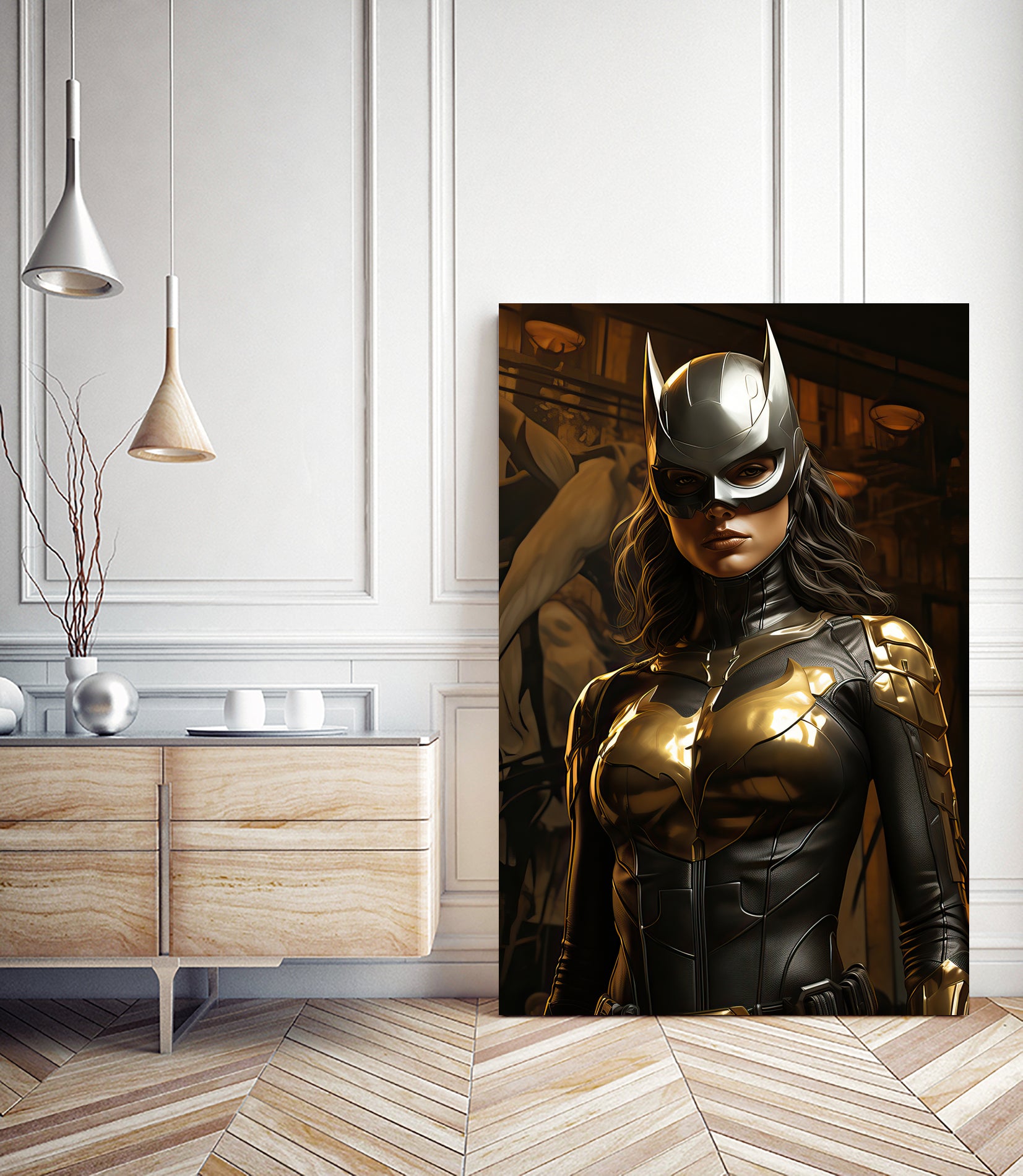 Golden Vigilante by Fan Art on GIANT ART - brown 3d art