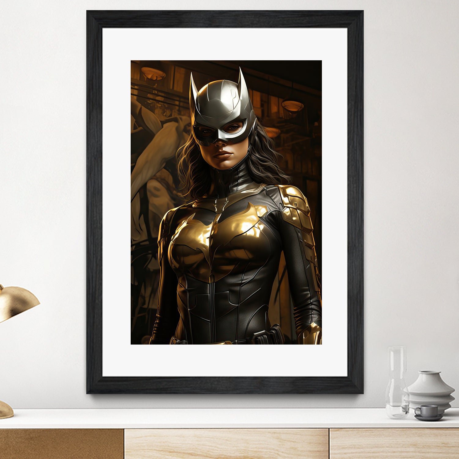 Golden Vigilante by Fan Art on GIANT ART - brown 3d art