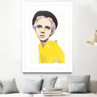 Nastya2 by Nadiia Cherkasova on GIANT ART - yellow digital drawing