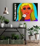 TaylorYellow.singing 2023 by Matthew McGuire on GIANT ART - blue digital painting